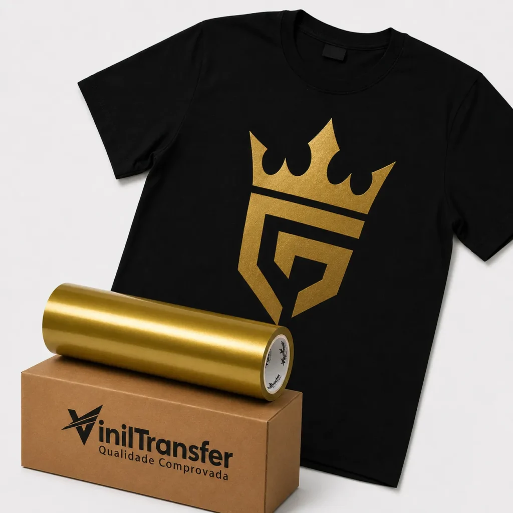 Vtr Ouro Metalizado Alto Relevo Premium